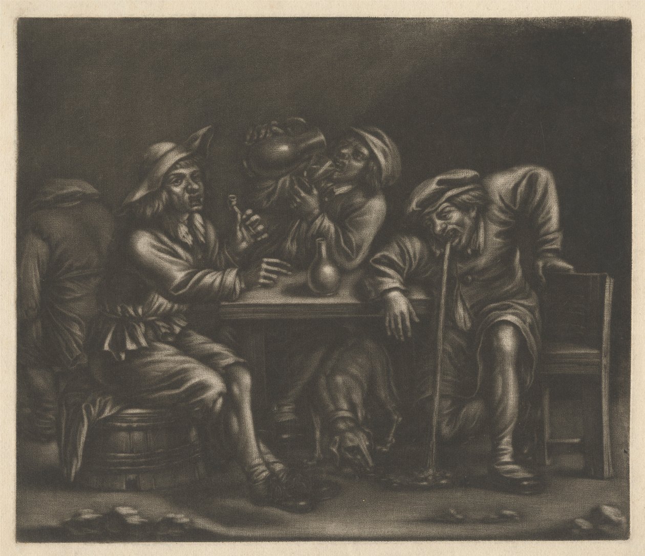 Die Trinker von Jan van der Bruggen