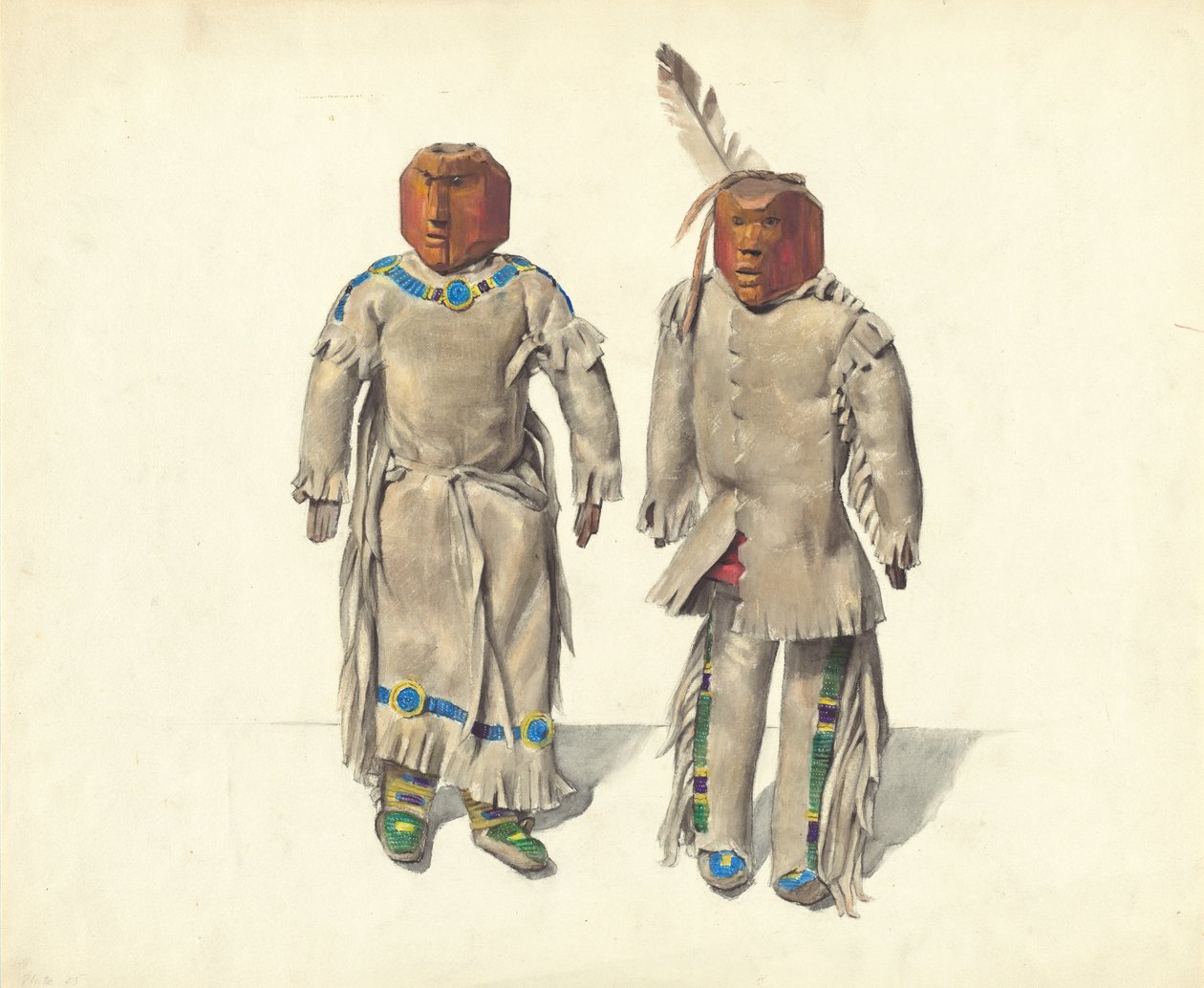 Cree-Indianerpuppen von Jane Iverson