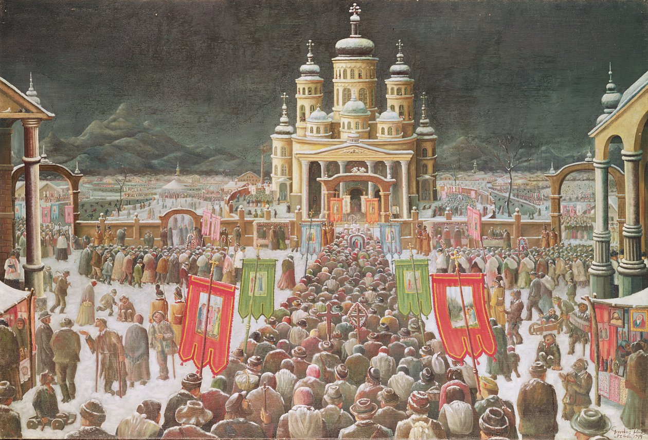 Die große Prozession von Janos Gajdos