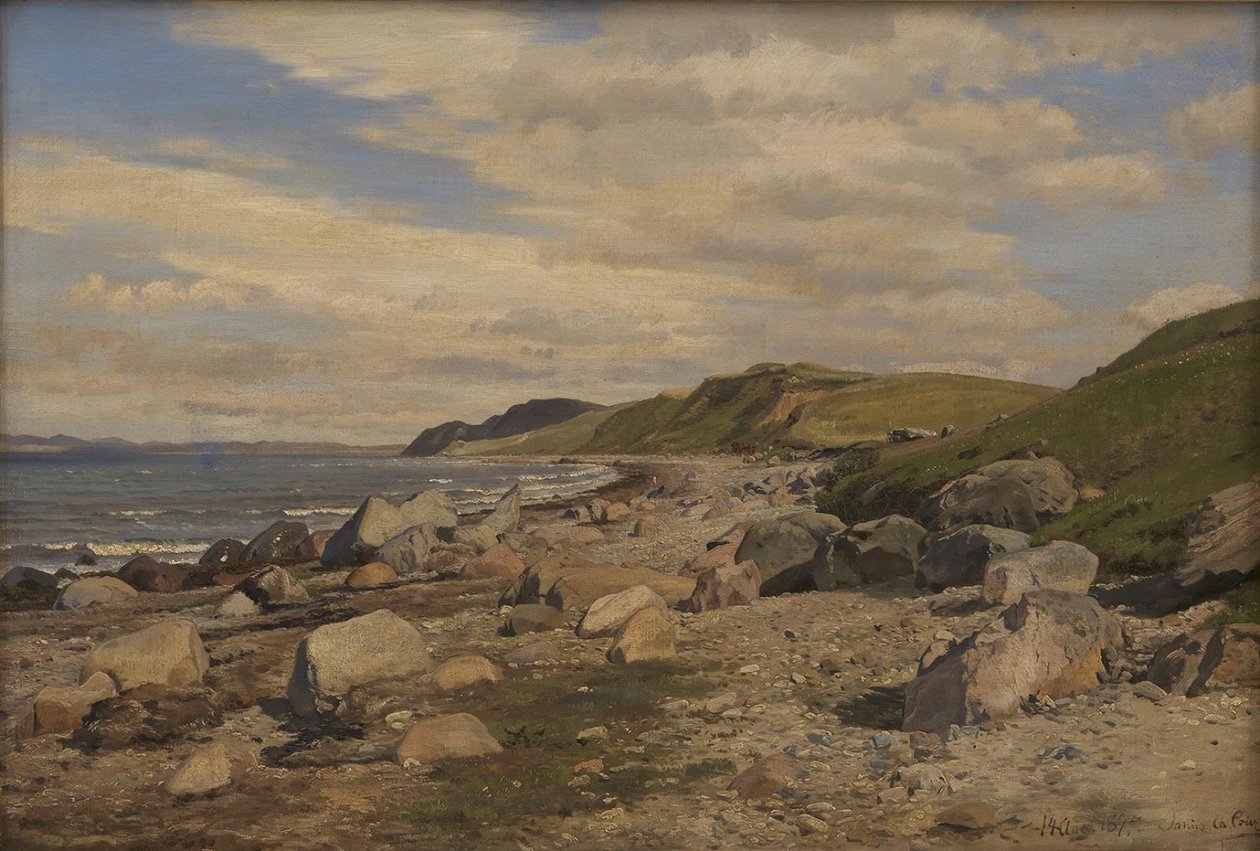 Strandpartie bei Helgenæs von Janus La Cour
