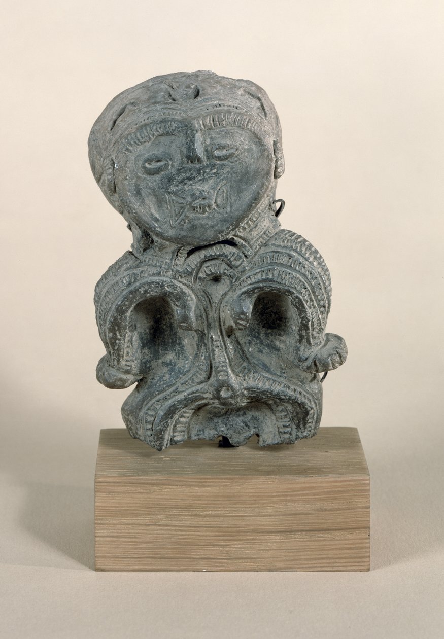 Jomon-Figur (Irdenware) von Japanese School