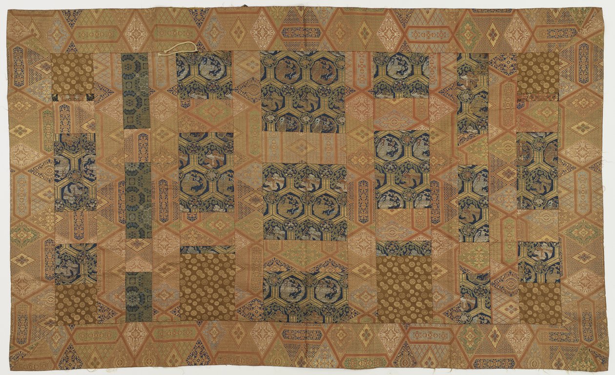 Ein buddhistisches Mönchsgewand, geflickt; kesa, Edo-Periode, 1615-1868 von Japanese School