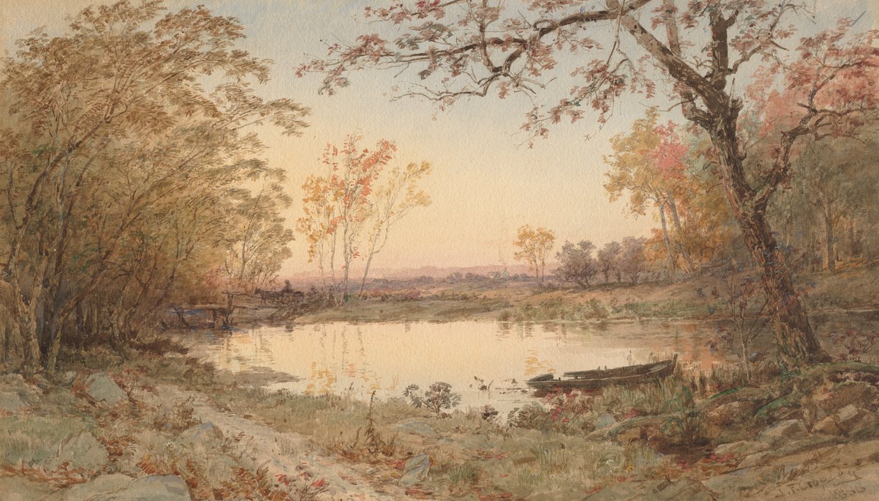Landschaft (Hastings-on-Hudson) von Jasper F. Cropsey
