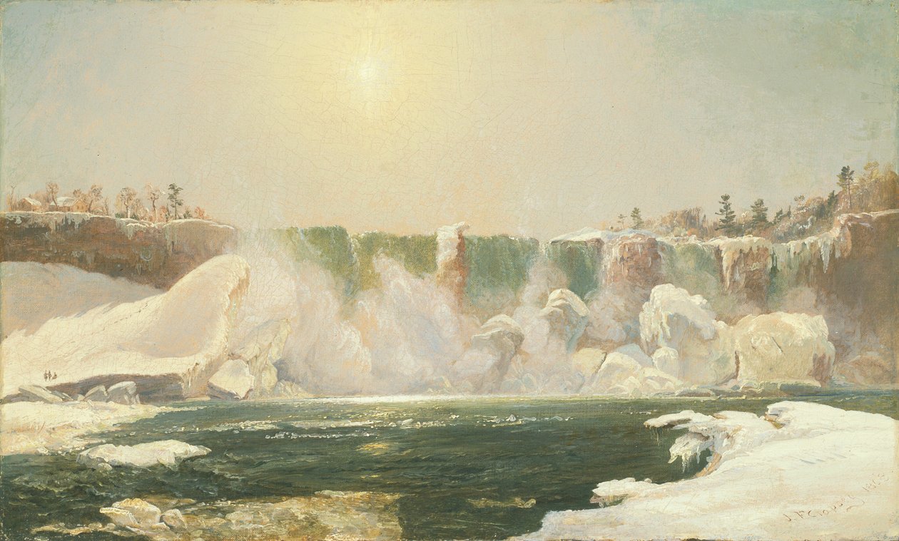 Niagarafälle im Winter von Jasper Francis Cropsey
