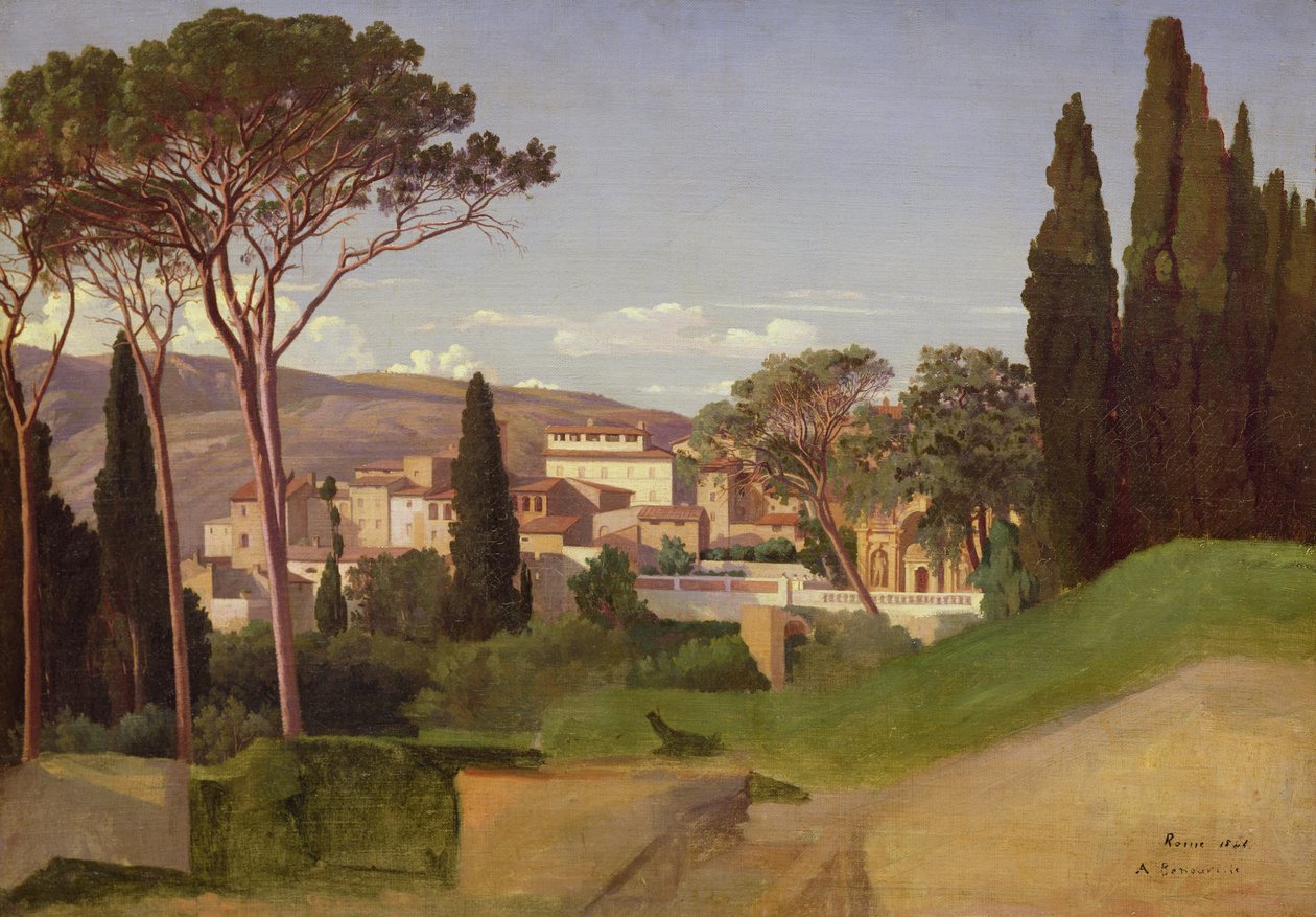 Ansicht einer römischen Villa, 1844 von Jean Achille Benouville