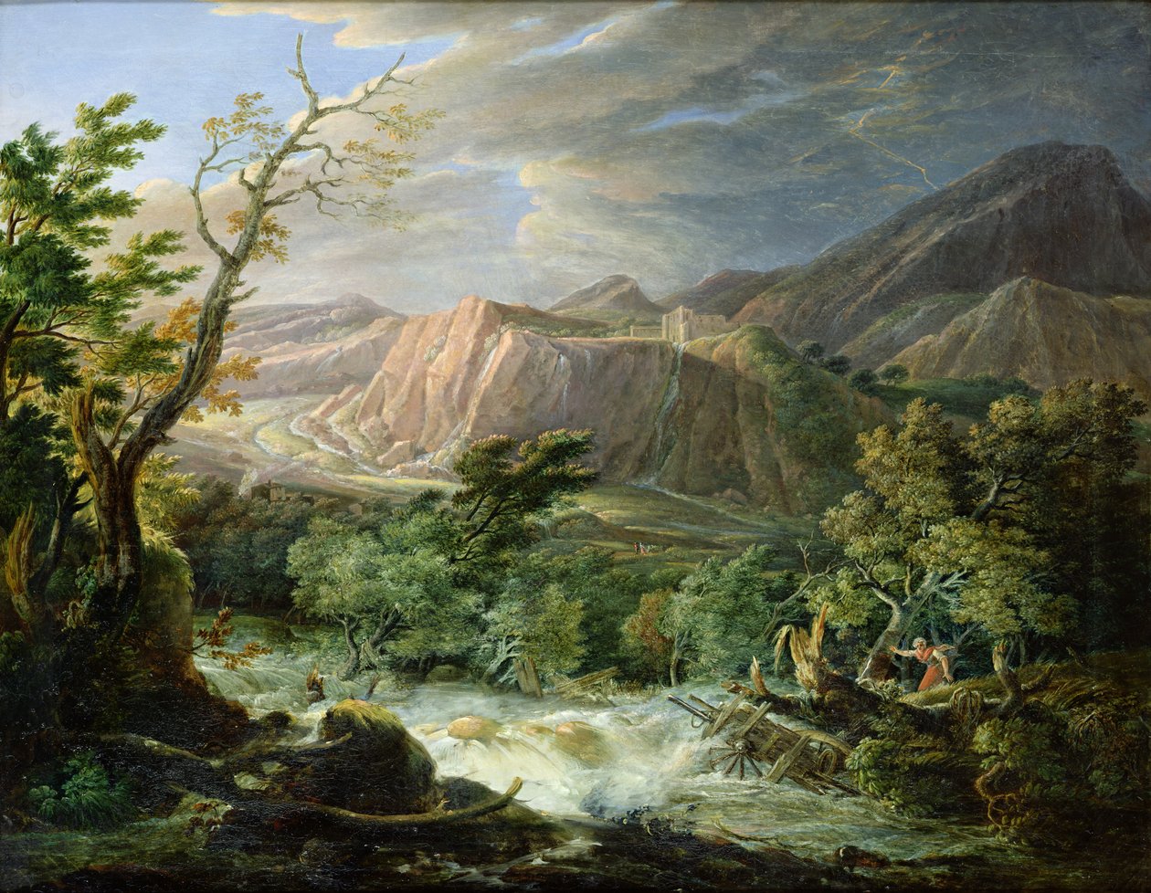 Landschaft, Sturm von Jean Antoine Constantin