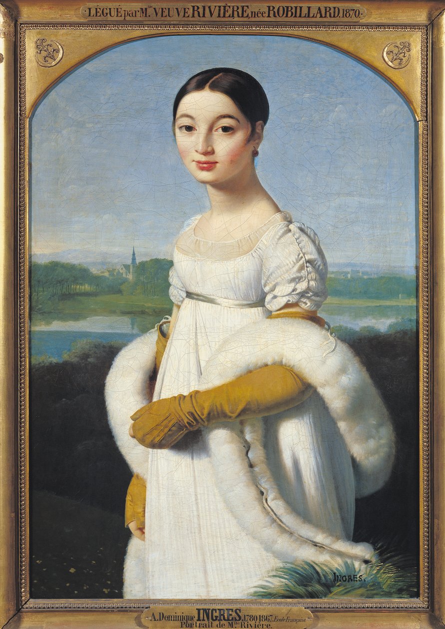 Porträt von Mademoiselle Caroline Riviere (1793-1803) 1805 von Jean Auguste Dominique Ingres