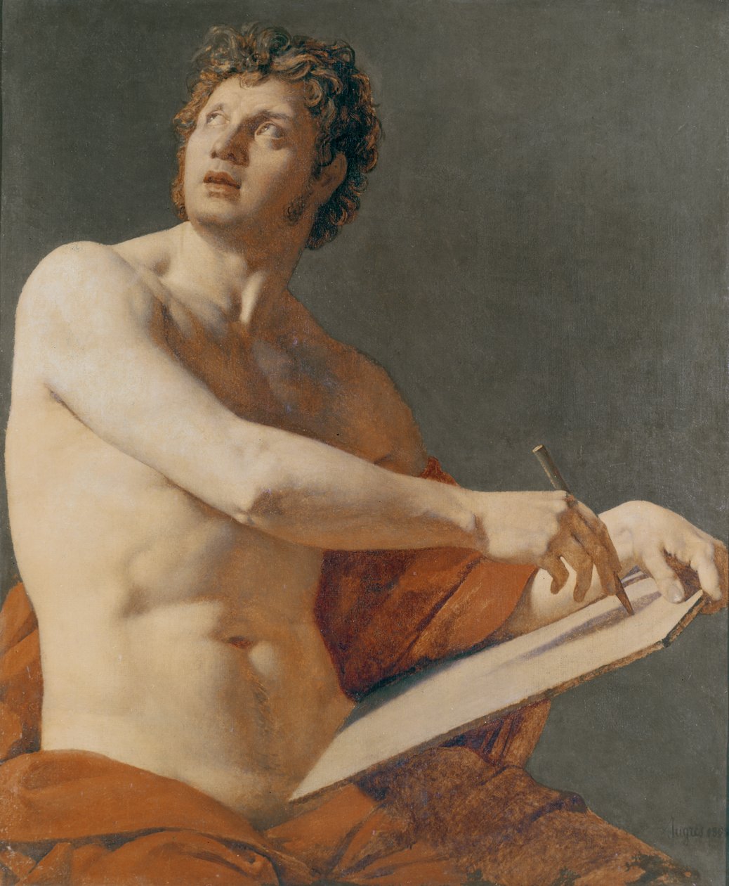Porträtstudie von Jean Auguste Dominique Ingres