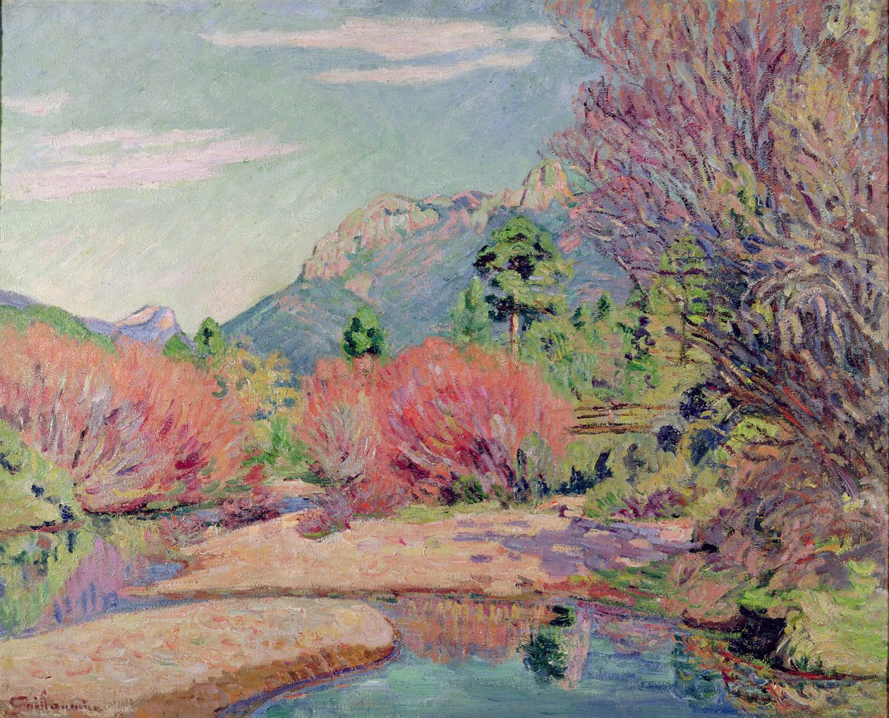 Die Ufer der Sedelle bei Crozant von Jean Baptiste Armand Guillaumin