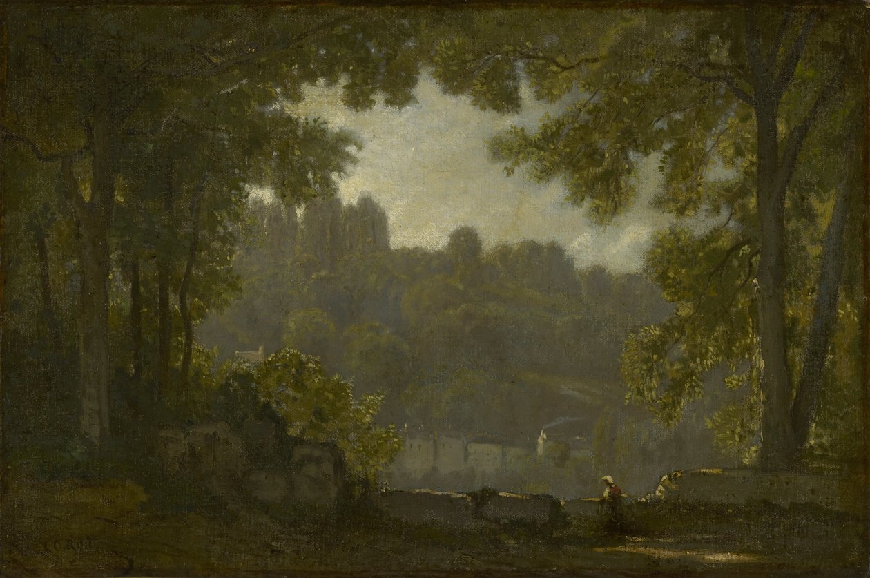 Waldlandschaft von Jean Baptiste Camille Corot