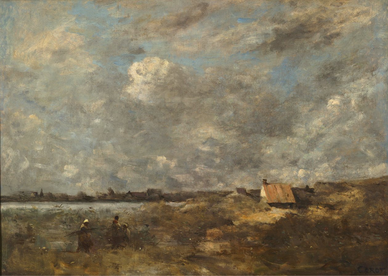 Stürmisches Wetter. Pas-de-Calais von Jean Baptiste Camille Corot