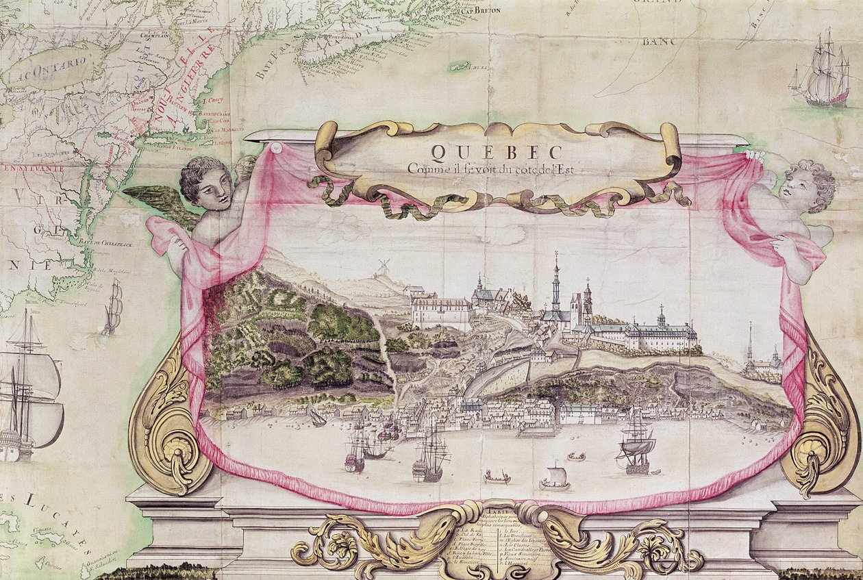 Kartusche von Quebec aus 