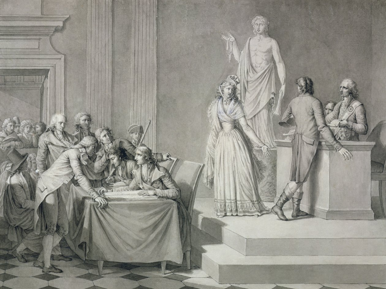 Republikanische Scheidung von Jean Baptiste Mallet