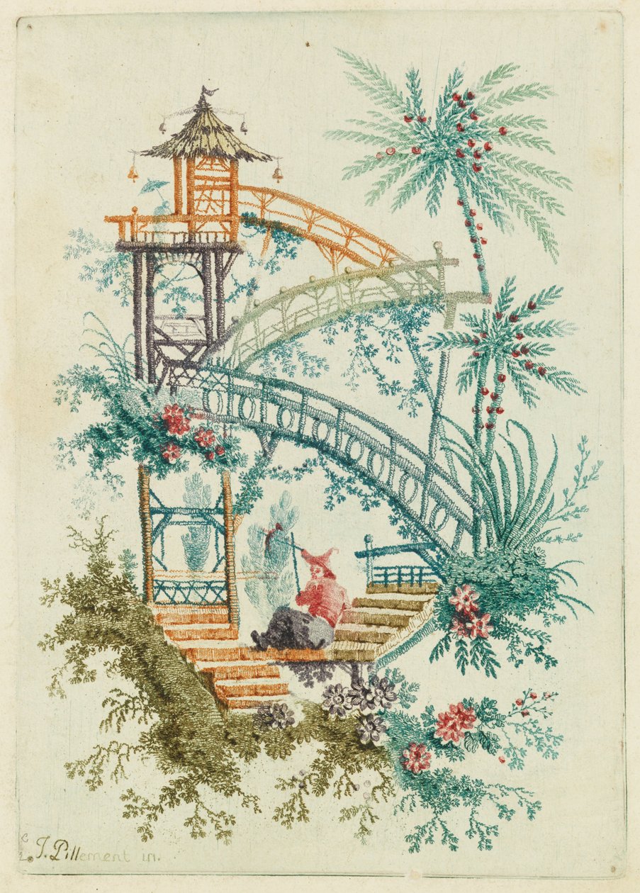 Ornamentales Design aus Nouvelle suite de cahiers chinois a l