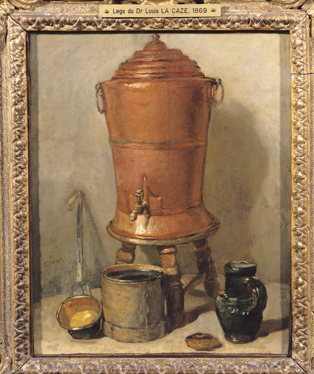 Der Kupfer-Trinkbrunnen, ca. 1733-34 von Jean Baptiste Simeon Chardin