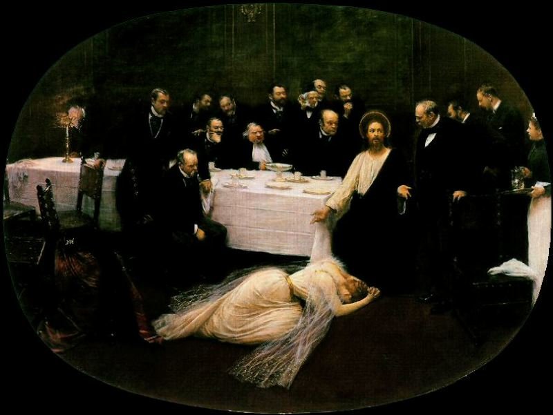 Die Magdalena im Haus des Pharisäers von Jean Beraud