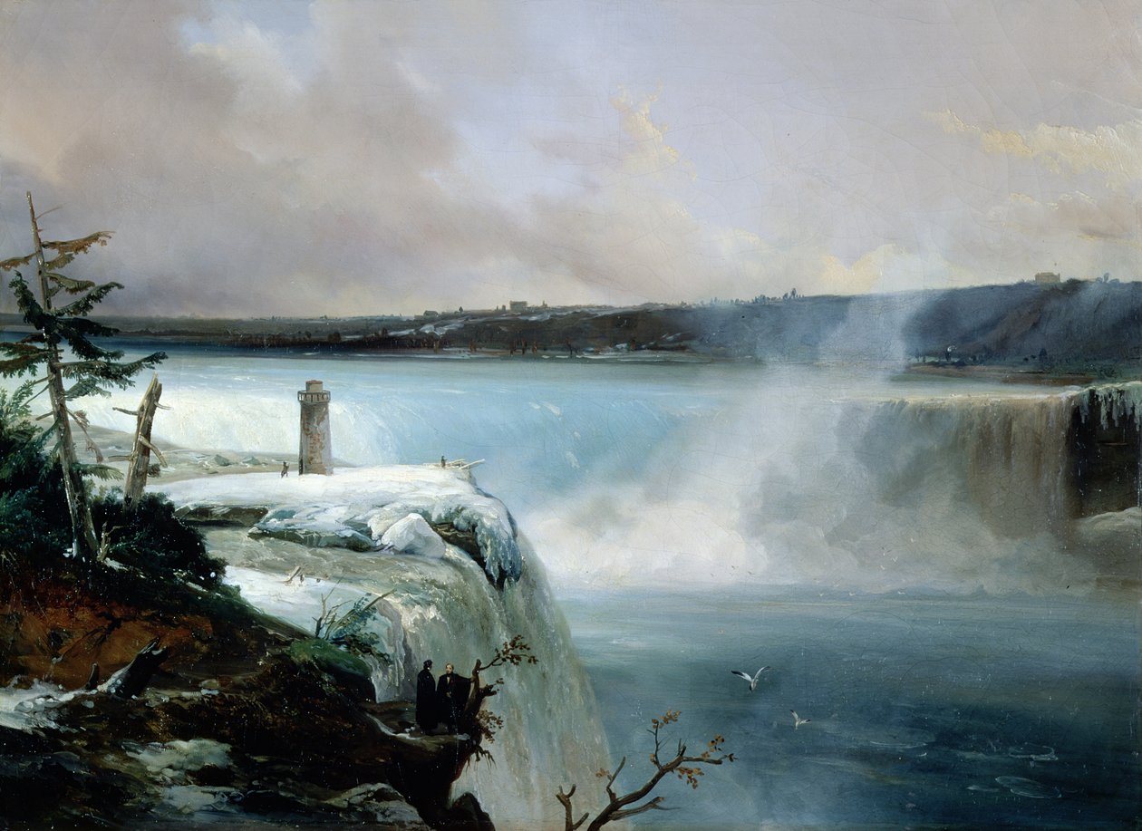 Niagarafälle, ca. 1837-40 von Jean Charles Joseph Rémond