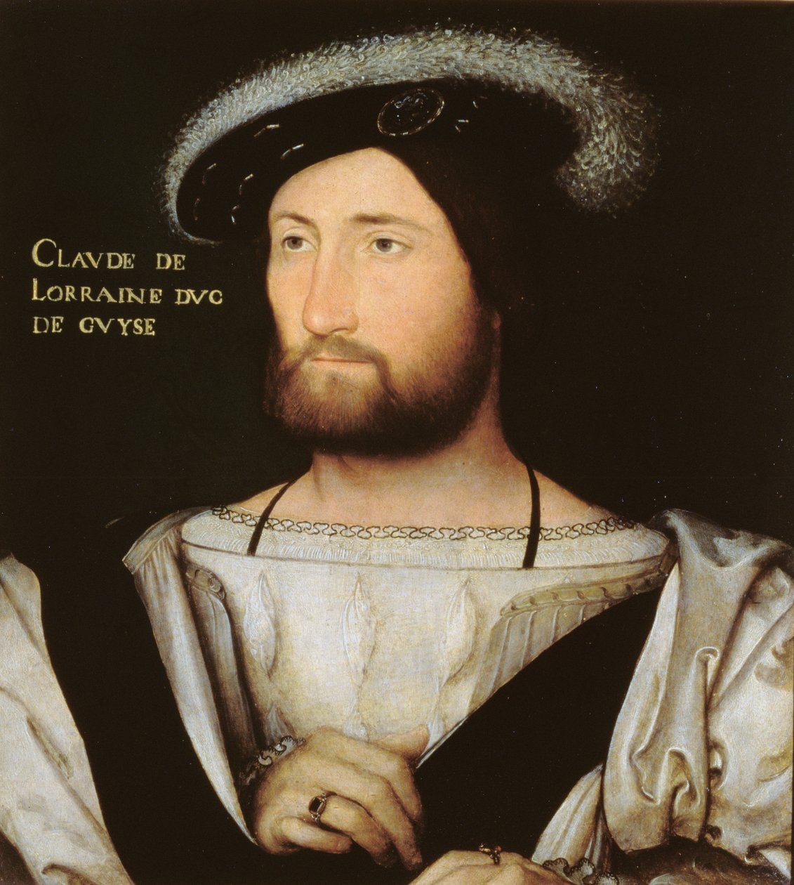 Porträt von Claude von Lothringen (1496-1550), 1. Herzog von Guise, ca. 1525-30 von Jean Clouet