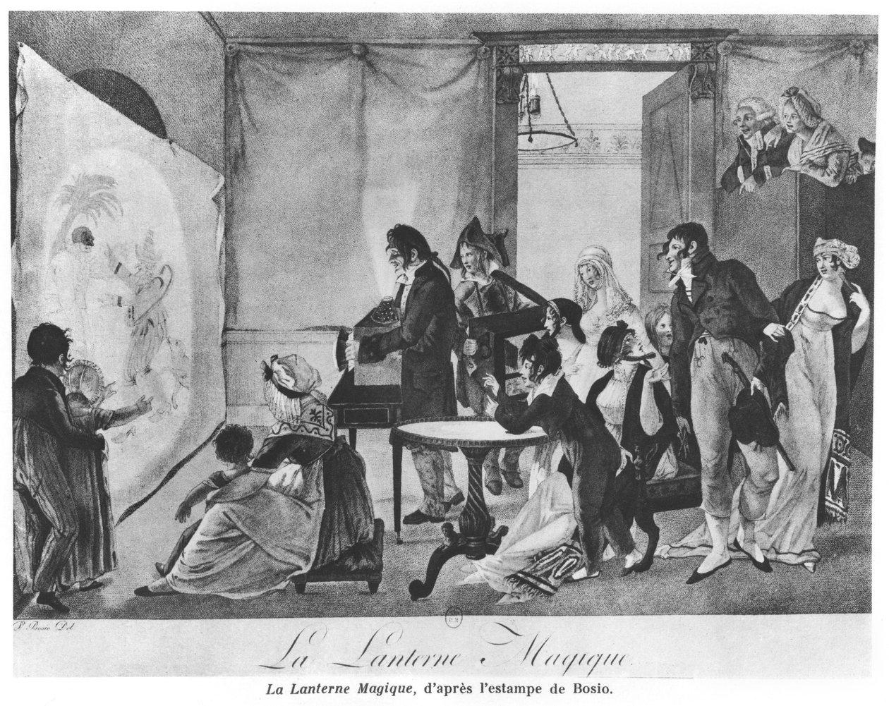 Die Zauberlaterne, 1798 von Jean Francois Bosio