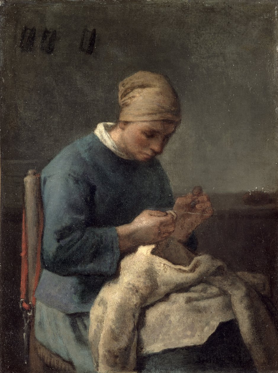 Die Näherin von Jean Francois Millet