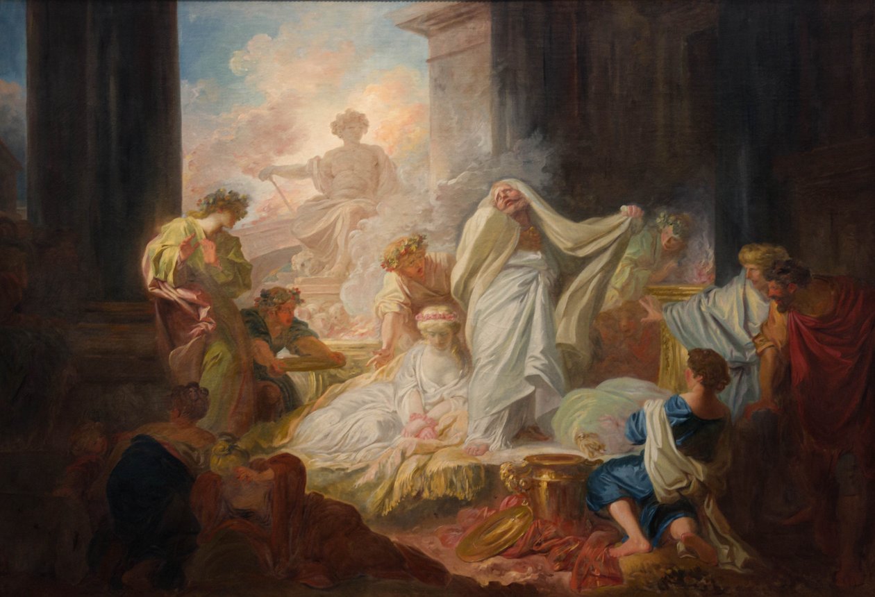 Coresus und Callirrhoé von Jean Honore Fragonard