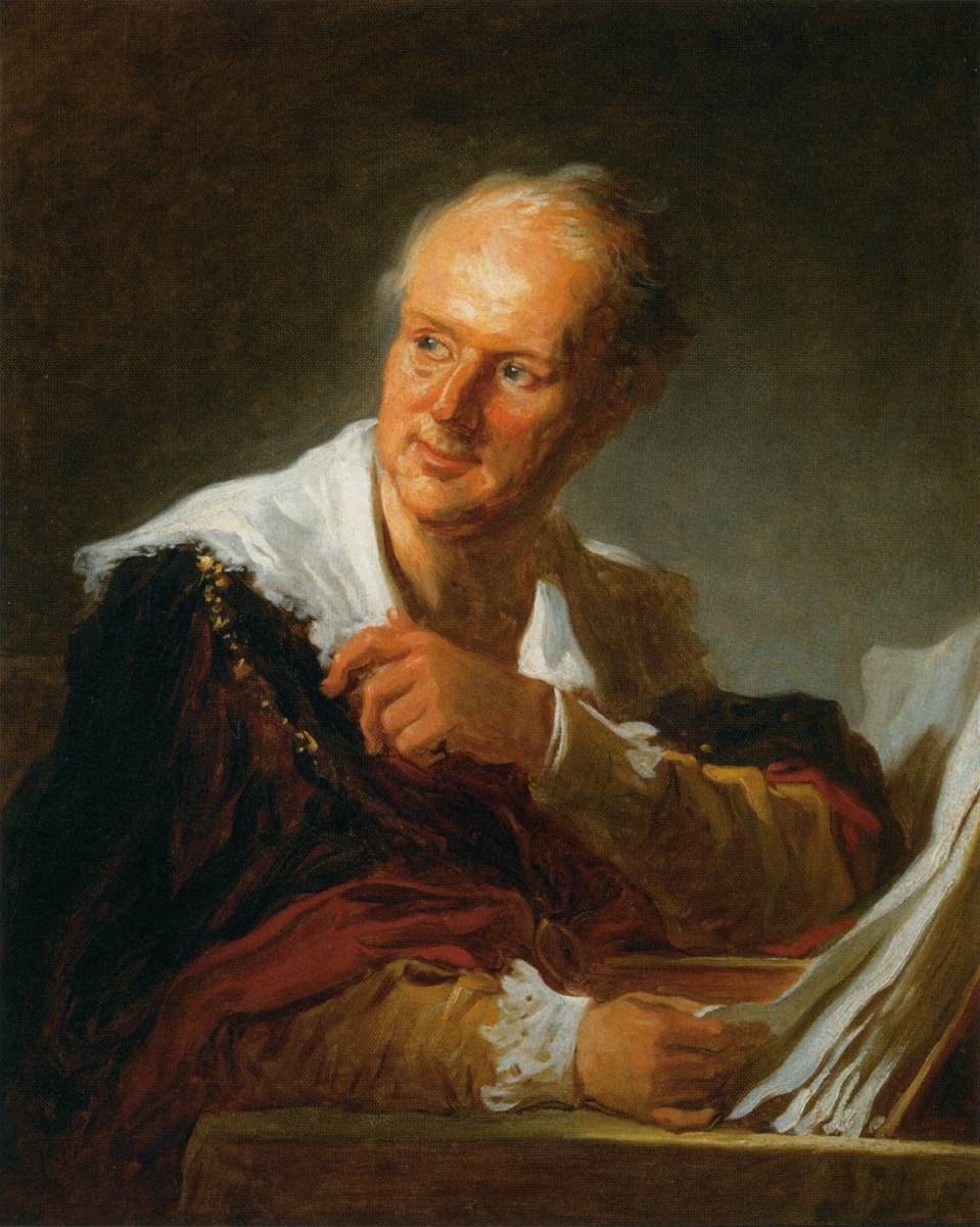 Denis Diderot von Jean Honore Fragonard