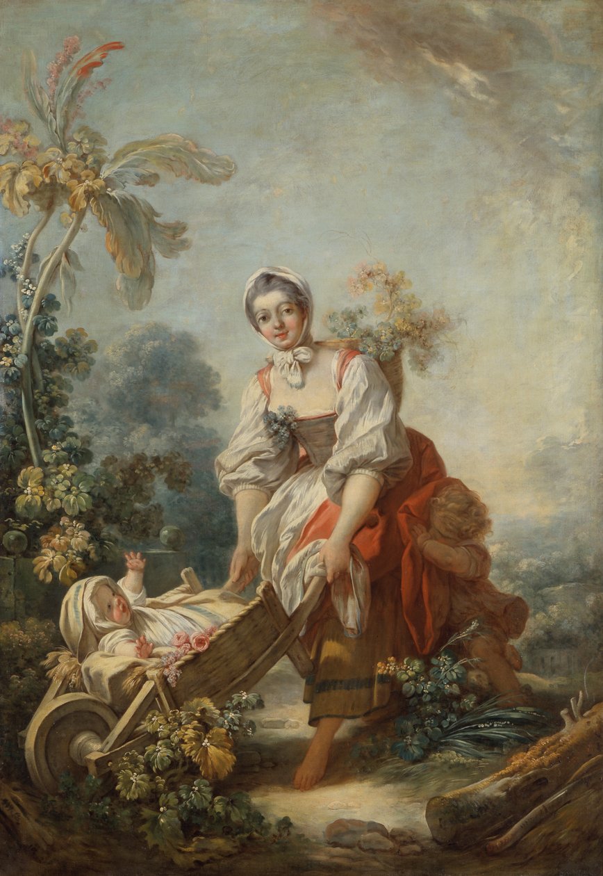Die Freuden der Mutterschaft von Jean Honore Fragonard