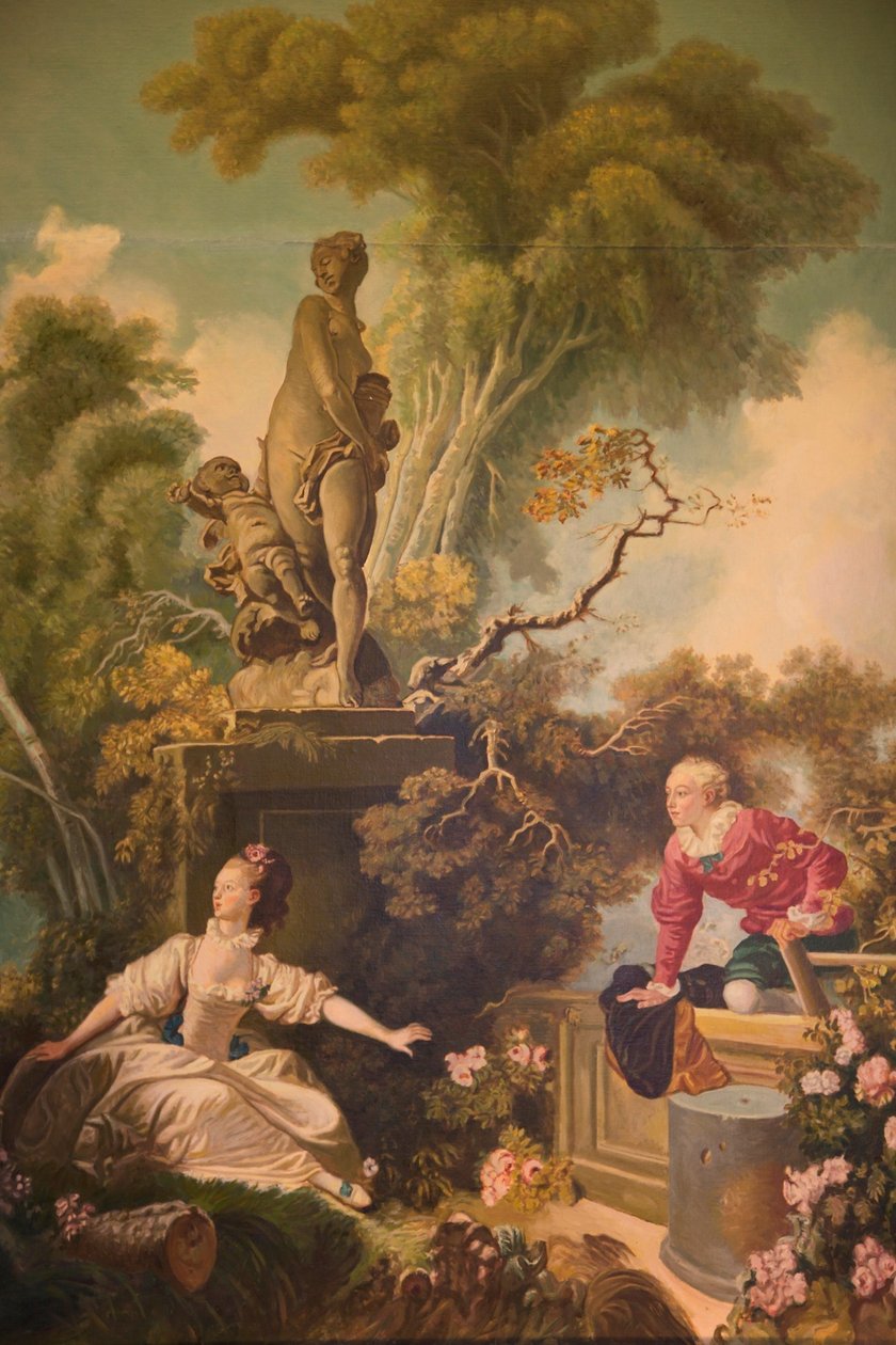 Der Fortschritt der Liebe, Das Treffen von Jean Honore Fragonard