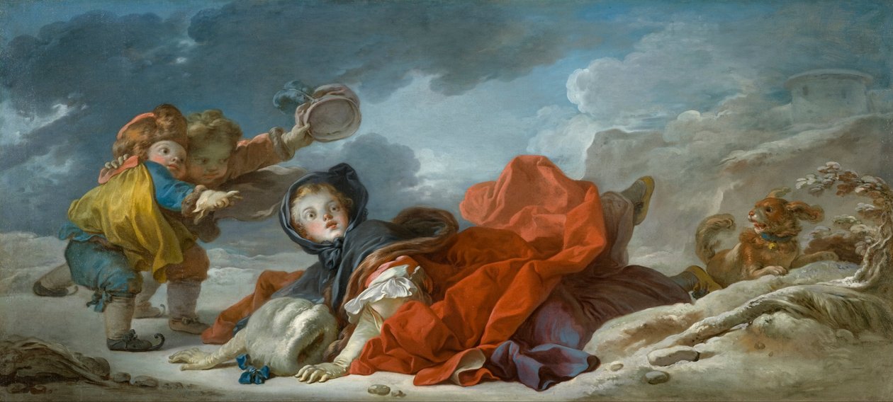 Winter von Jean Honore Fragonard