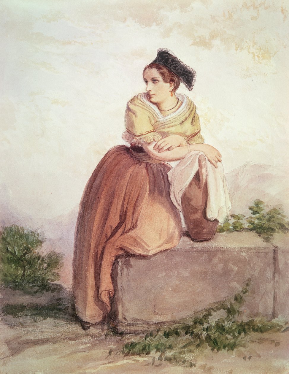 Arlesienne aus der Zeit von Daudet und Bizet von Jean Joseph Bonaventure Laurens