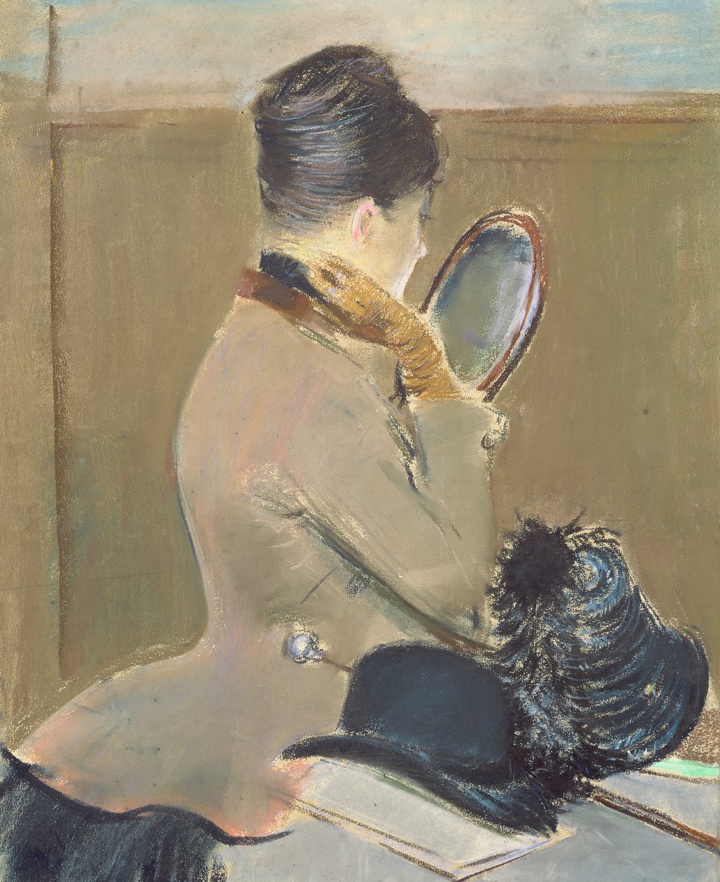 Bei der Modistin, ca. 1885 von Jean Louis Forain