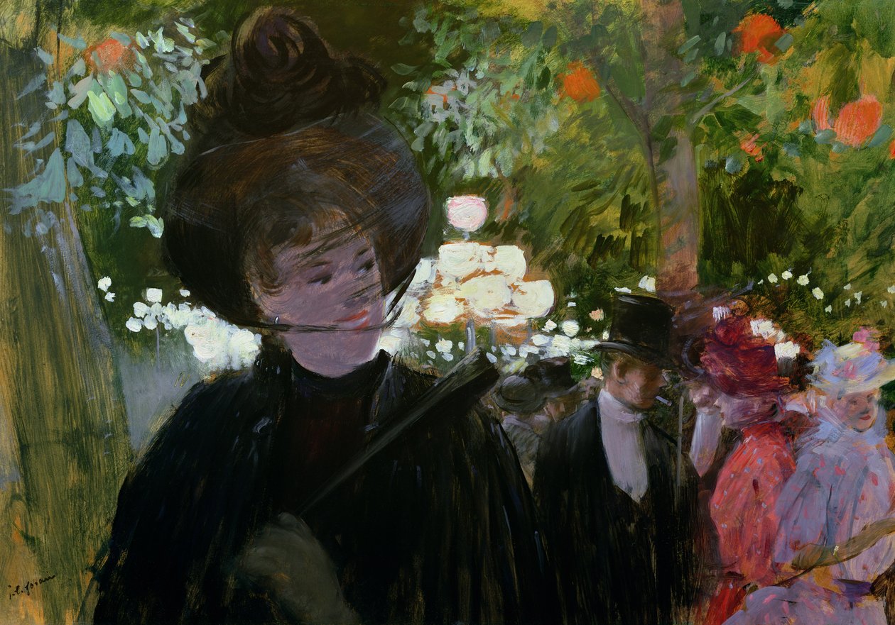 Der Garten in Paris, ca. 1882 von Jean Louis Forain