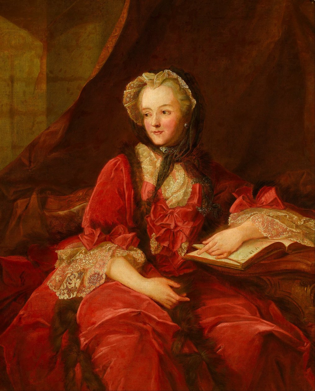 Porträt von Marie Leszczynska von Jean Marc Nattier