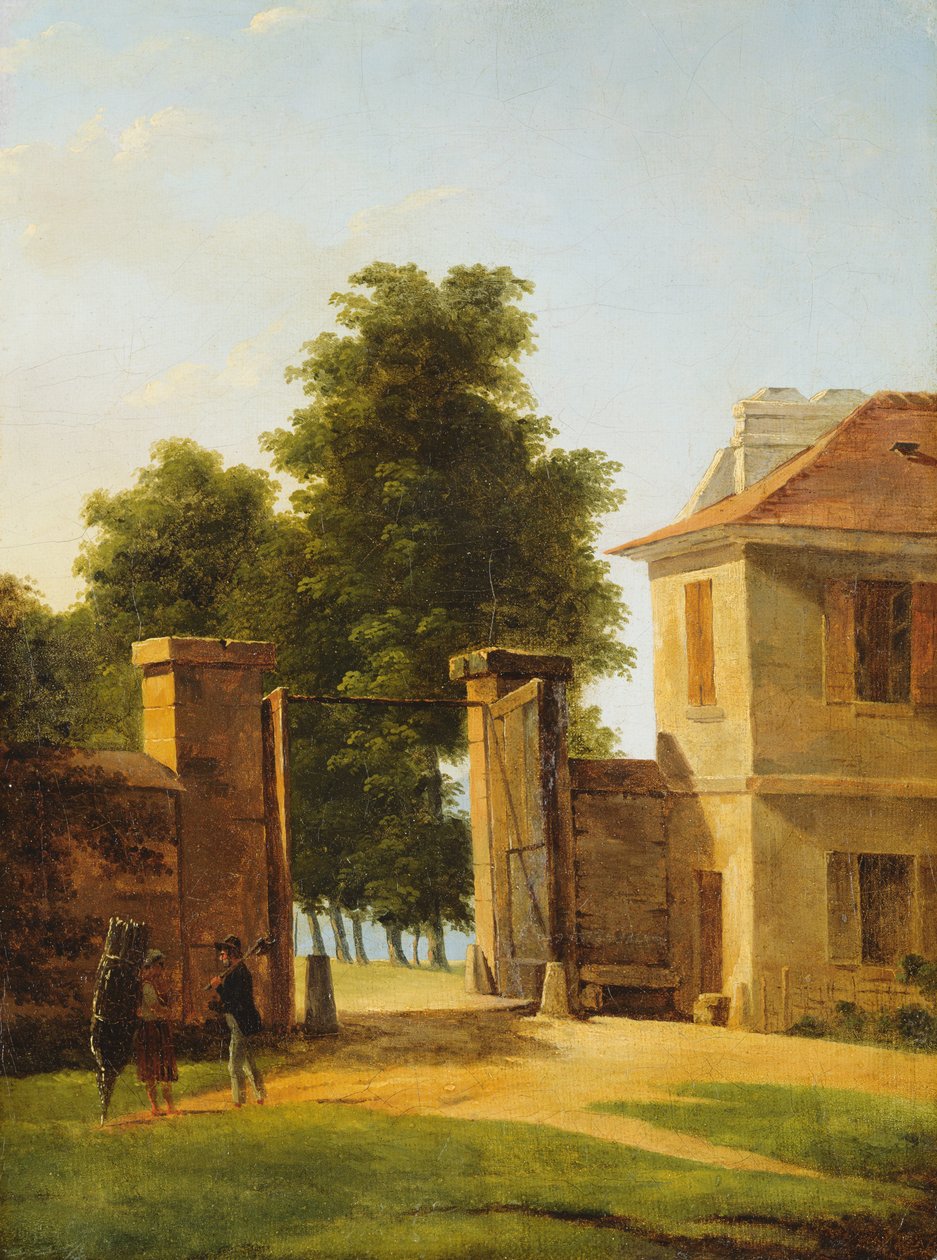 Eingang zum Park in Saint-Cloud, ca. 1810-12 von Jean Victor Bertin