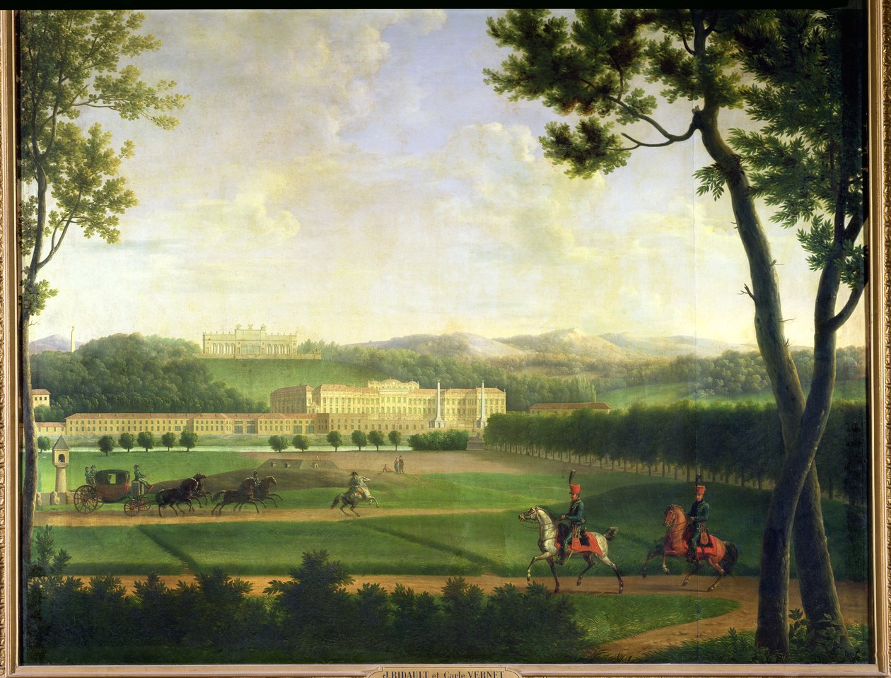 Schloss Schönbrunn, 1810 von Jean Joseph Xavier Bidauld