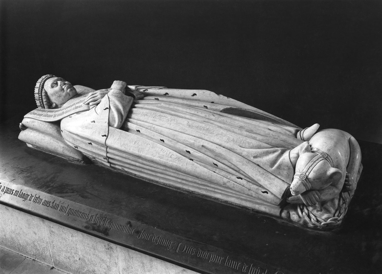 Abbild von Herzog Jean de Berry (1340-1416) Graf von Poitiers, 1416-38 (Marmor) von Jean de Cambrai