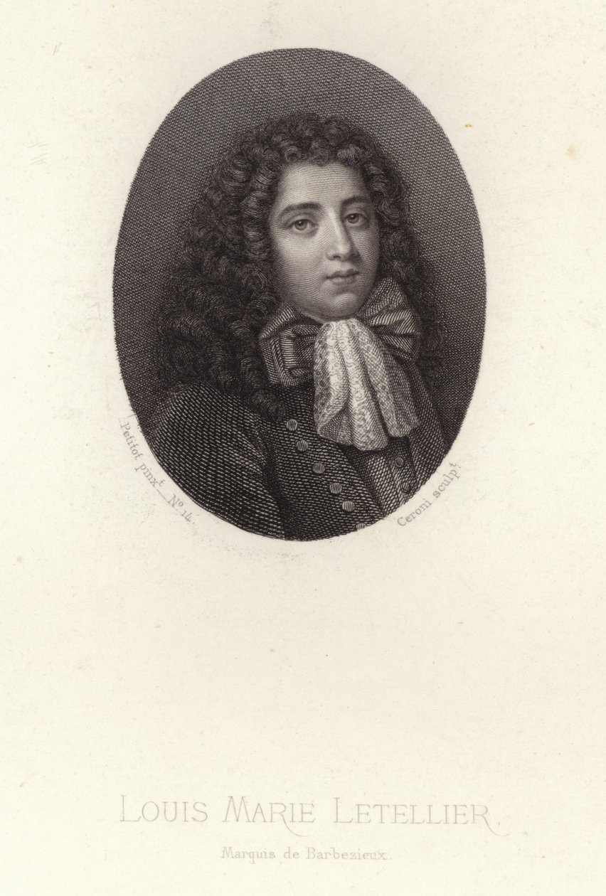 Louis-Marie Letellier von Jean the Elder Petitot