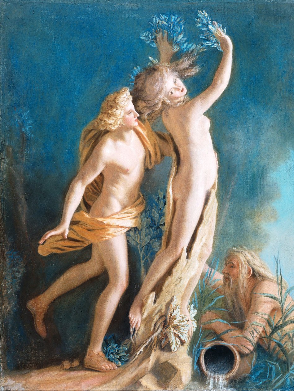 Apollo und Daphne, nach der Skulptur von Gianlorenzo Bernini in der Borghese-Sammlung in Rom von Jean Étienne Liotard