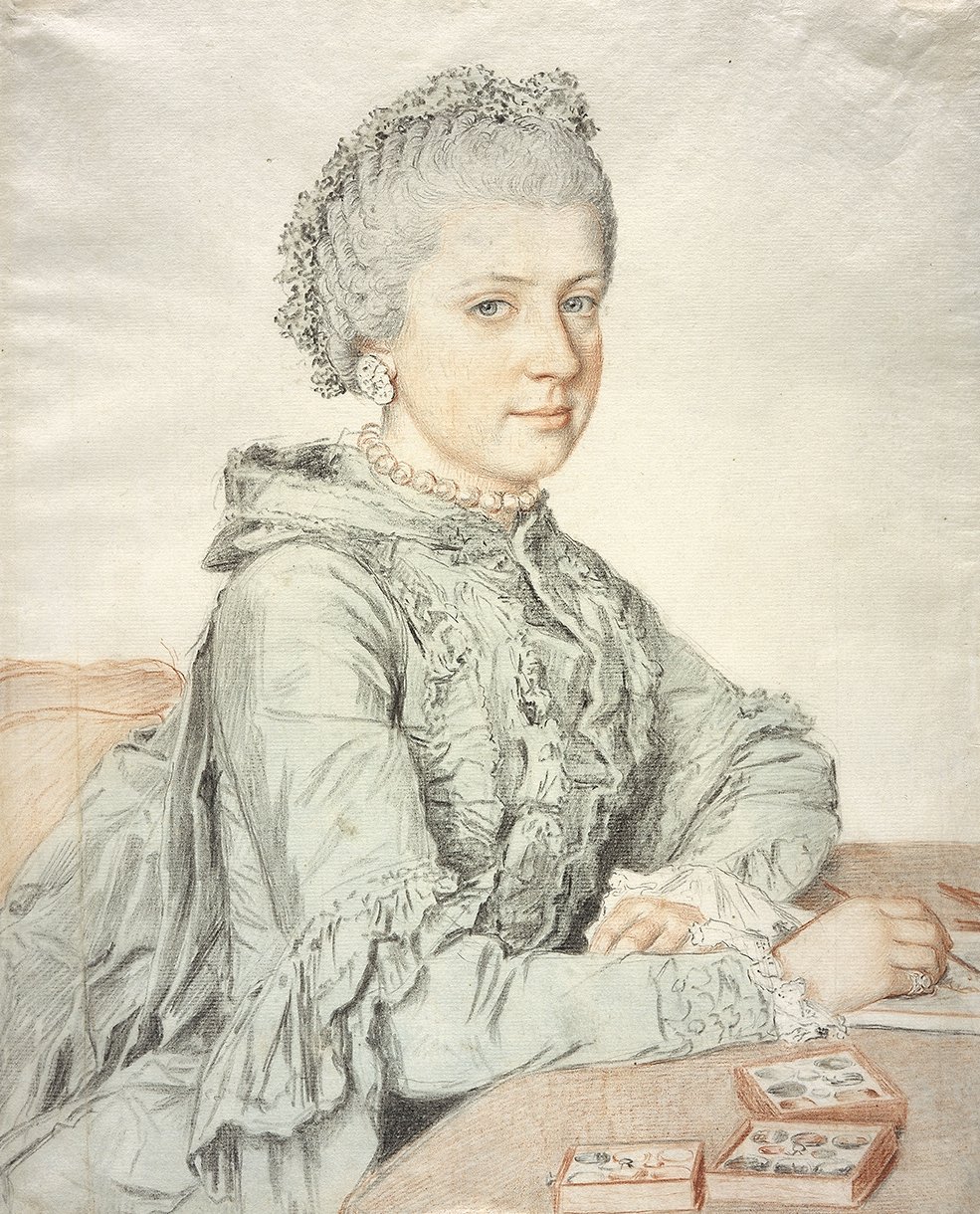 Porträt der Erzherzogin Maria Christina von Österreich von Jean Étienne Liotard