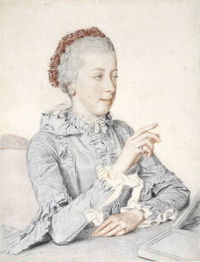 Porträt der Erzherzogin Maria Elisabeth von Österreich von Jean Étienne Liotard