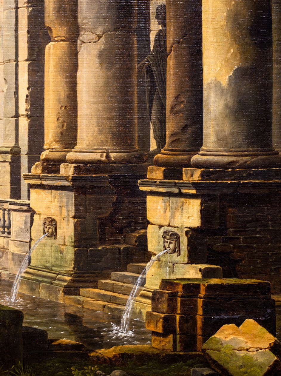 Ruinen eines antiken Bades von Jean Baptiste Berlot