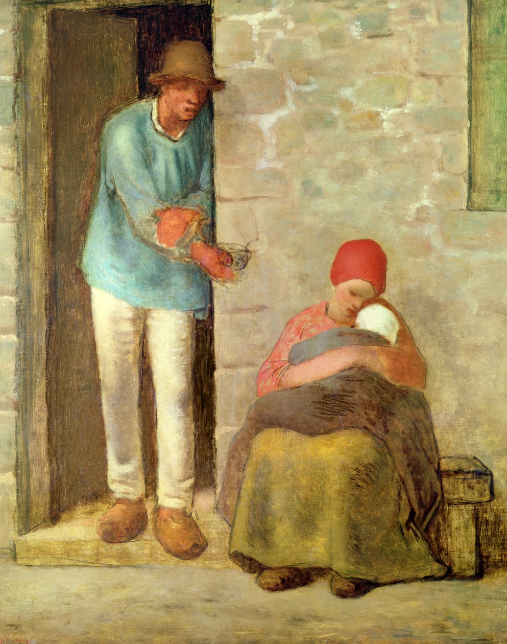 Nahrung, 1858 von Jean Francois Millet