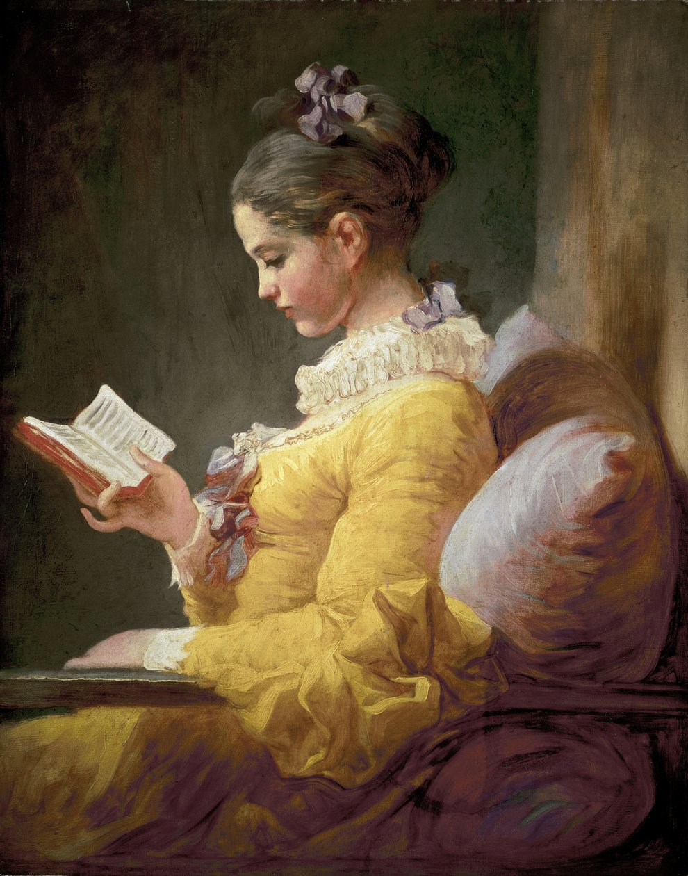 Junges Mädchen beim Lesen, ca. 1770 von Jean Honore Fragonard