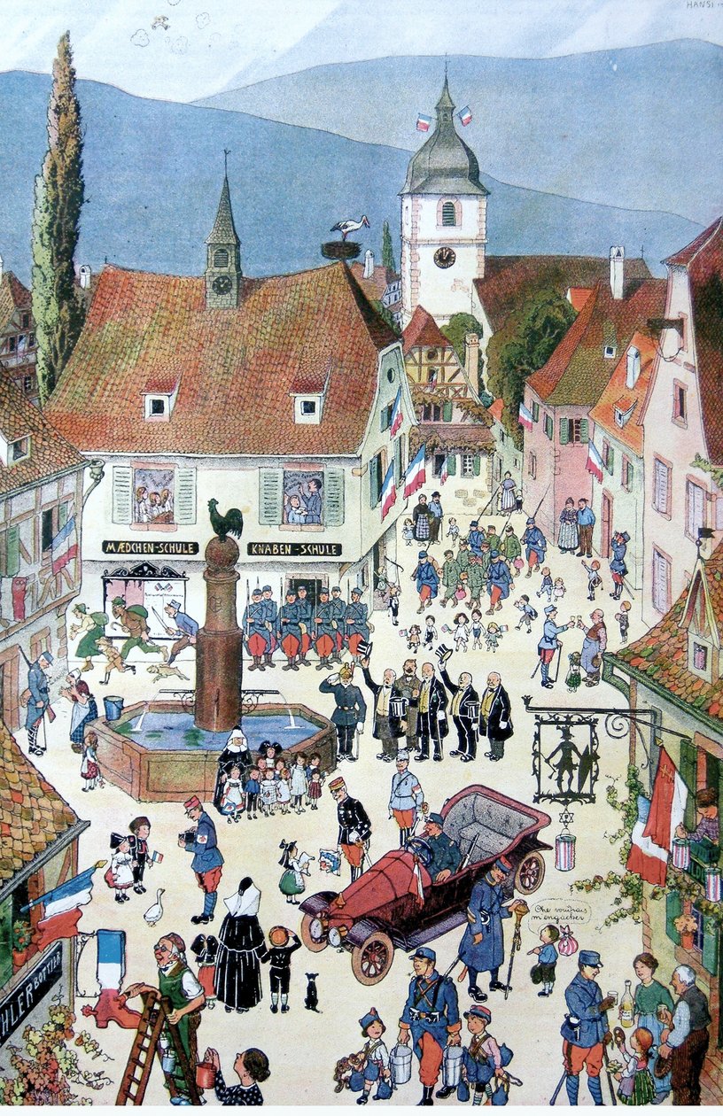 Die Franzosen übergeben Elsass von Jean Jacques Waltz