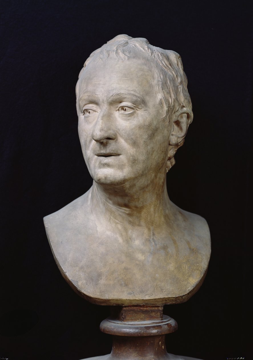 Büste von Denis Diderot, 1775 von Jean Antoine Houdon