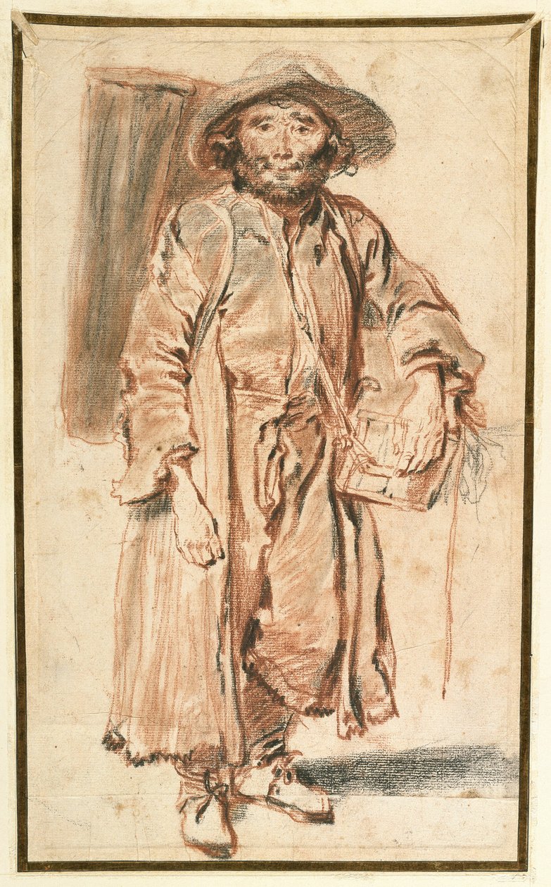 Der alte Savoyarde von Jean Antoine Watteau