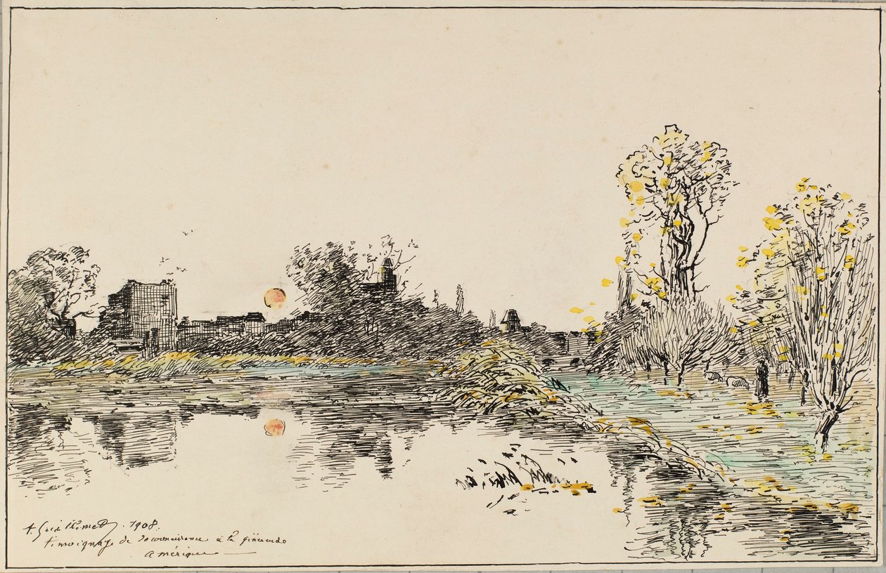 Landschaft von Jean Baptiste Antoine Guillemet