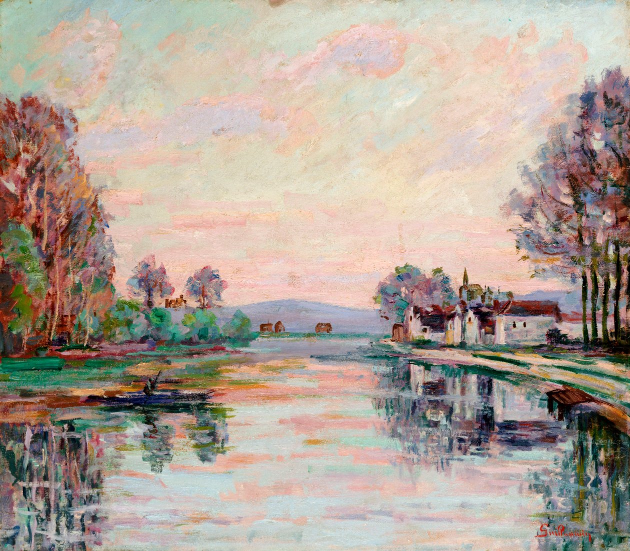 Die Seine bei Samois, ca. 1900 von Jean Baptiste Armand Guillaumin
