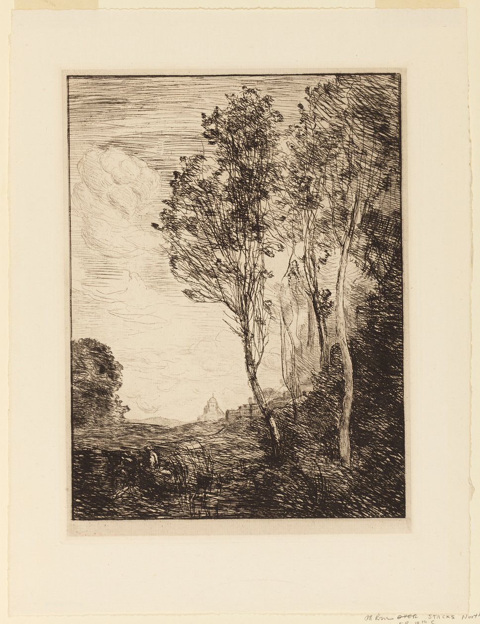 Erinnerung an Italien von Jean Baptiste Camille Corot