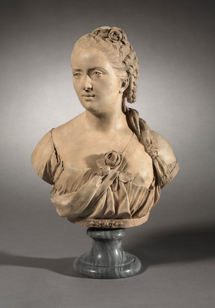 Porträt einer Frau, 1759 von Jean Baptiste Defernex